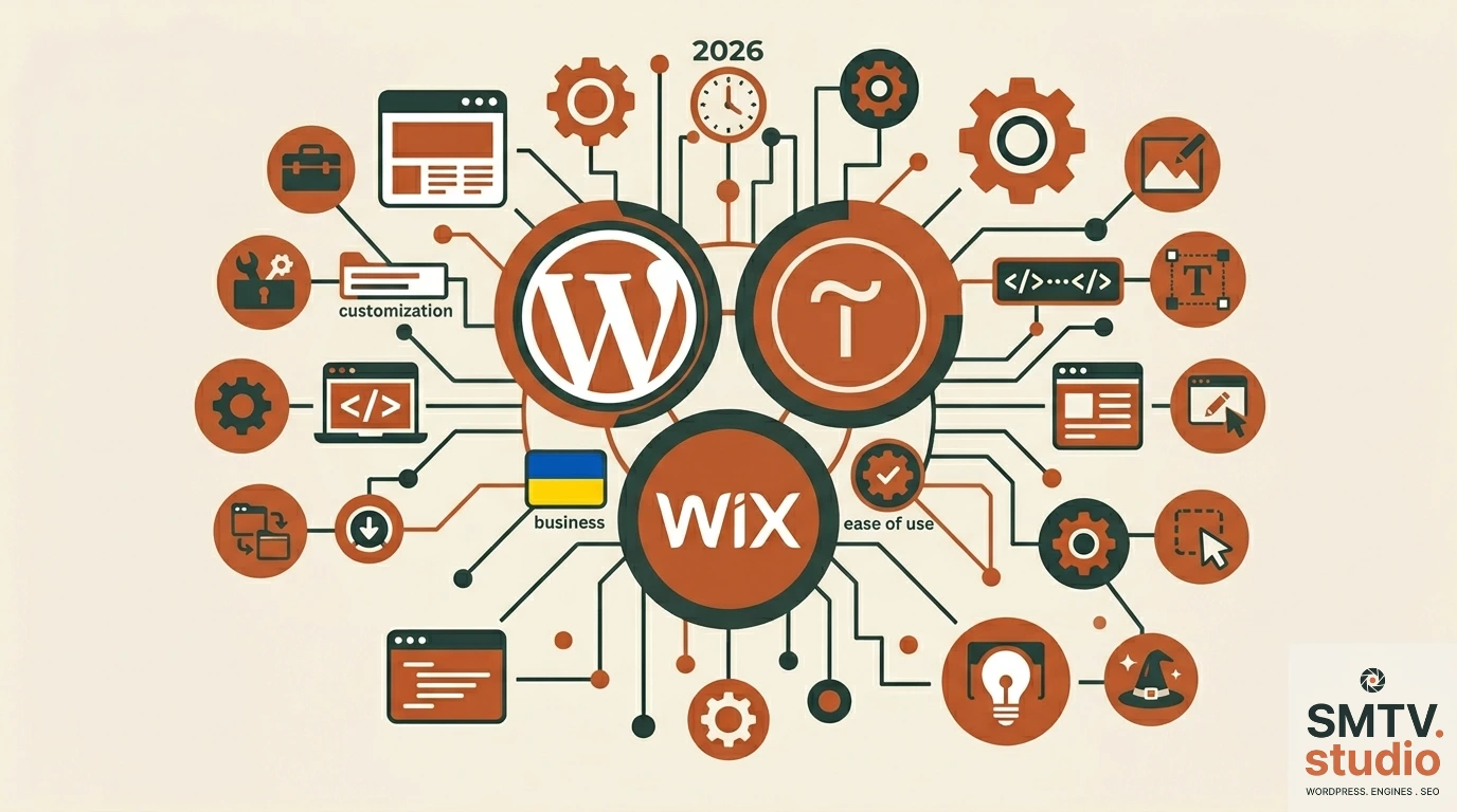 WordPress, Tilda чи Wix: чесне порівняння для українського бізнесу у 2026